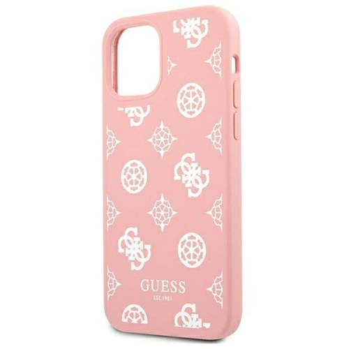 Etui Guess GUHCP12LLSPEWPI Apple iPhone 12 Pro Max różowy/pink hard case Peony Collection