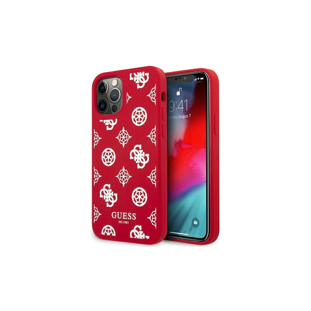 Hurtownia GSM - Etui Guess GUHCP12LLSPEWRE Apple iPhone 12 Pro Max czerwony/red hard case Peony Collection - GUE1148RED - {ean13} - Hurt