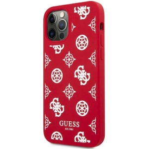 Hurtownia GSM - Etui Guess GUHCP12LLSPEWRE Apple iPhone 12 Pro Max červený/red hard case Peony Collection - GUE1148RED - {ean13} - Hurt
