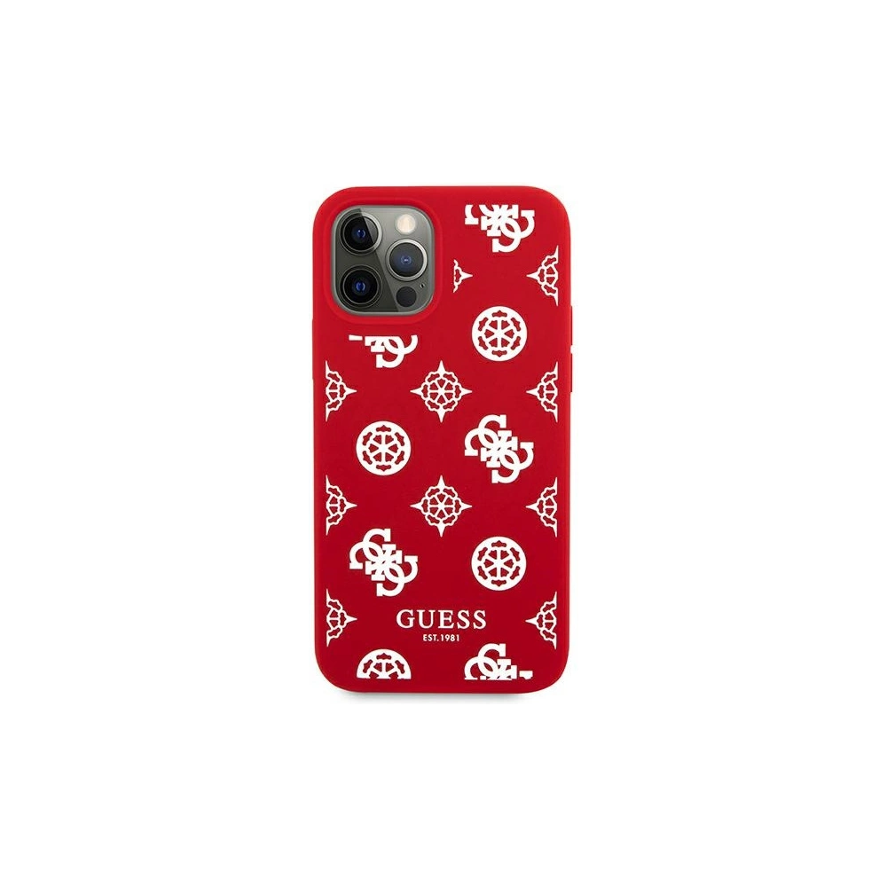 Hurtownia GSM - Etui Guess GUHCP12LLSPEWRE Apple iPhone 12 Pro Max czerwony/red hard case Peony Collection - GUE1148RED - {ean13} - Hurt