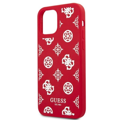 Etui Guess GUHCP12LLSPEWRE Apple iPhone 12 Pro Max czerwony/red hard case Peony Collection