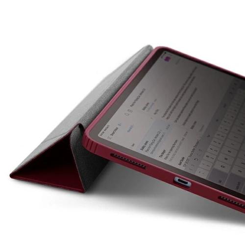 Etui UNIQ Moven Apple iPad Pro 11 2021 (3. generacji) Antimicrobial bordowy/burgundy