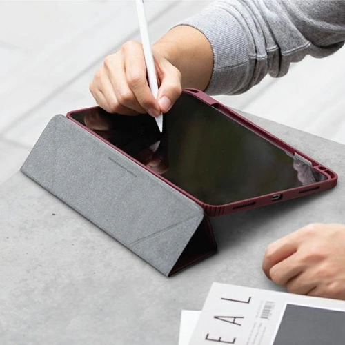 Etui UNIQ Moven Apple iPad Pro 11 2021 (3. generacji) Antimicrobial bordowy/burgundy