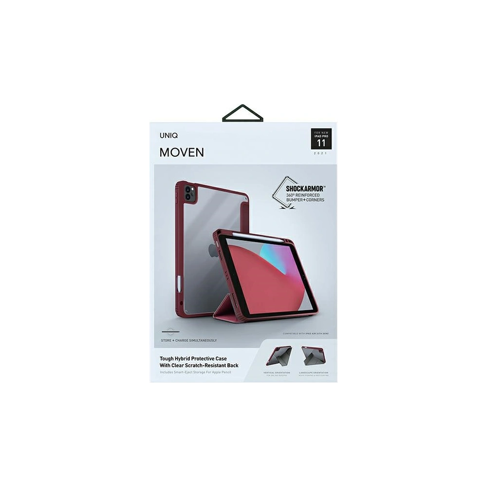 Wholesale UNIQ Moven Apple iPad Pro 11 2021 Antimicrobial burgundy - UNIQ396BRG - {ean13} - Hurt