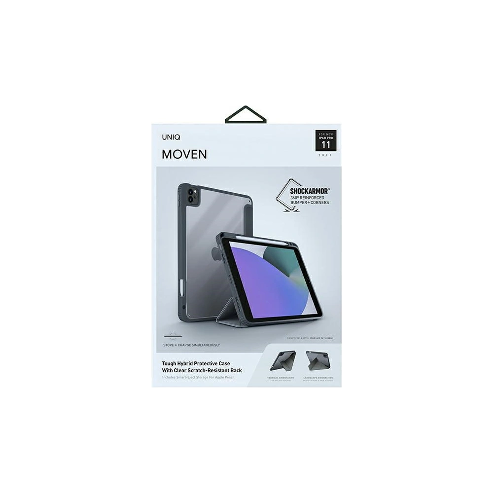 Hurtownia GSM - Etui UNIQ Moven Apple iPad Pro 11 2021 (3. generace) Antimikrobiální šedá/charcoal grey - UNIQ397CHAGRY - {ean13} - Hurt