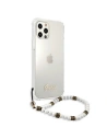 Wholesale Guess GUHCP12MKPSWH Apple iPhone 12/12 Pro Transparent hardcase White Pearl - GUE1151CL - {ean13} - Hurt