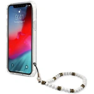 Hurtownia GSM - Etui Guess GUHCP12MKPSWH Apple iPhone 12/12 Pro Transparentní tvrdý obal Bílá perla - GUE1151CL - {ean13} - Hurt