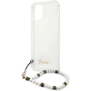 Hurtownia GSM - Etui Guess GUHCP12MKPSWH Apple iPhone 12/12 Pro Transparentní tvrdý obal Bílá perla - GUE1151CL - {ean13} - Hurt