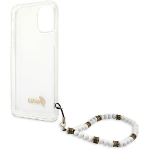 Hurtownia GSM - Etui Guess GUHCP12MKPSWH Apple iPhone 12/12 Pro Transparentní tvrdý obal Bílá perla - GUE1151CL - {ean13} - Hurt