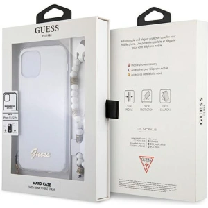 Hurtownia GSM - Etui Guess GUHCP12MKPSWH Apple iPhone 12/12 Pro Transparentní tvrdý obal Bílá perla - GUE1151CL - {ean13} - Hurt