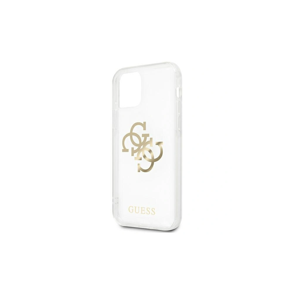 Wholesale Guess GUHCP12MKS4GGO Apple iPhone 12/12 Pro Transparent hardcase 4G Gold Charms Collection - GUE1152CL - {ean13} - Hurt