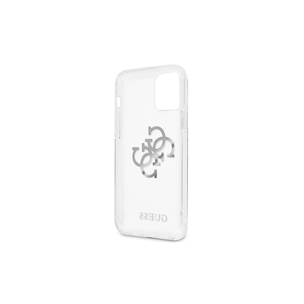 Hurtownia GSM - Etui Guess GUHCP12MKS4GSI Apple iPhone 12/12 Pro Transparentní tvrdý kryt 4G Silver Charms Collection - GUE1153CL - {ean13} - Hurt
