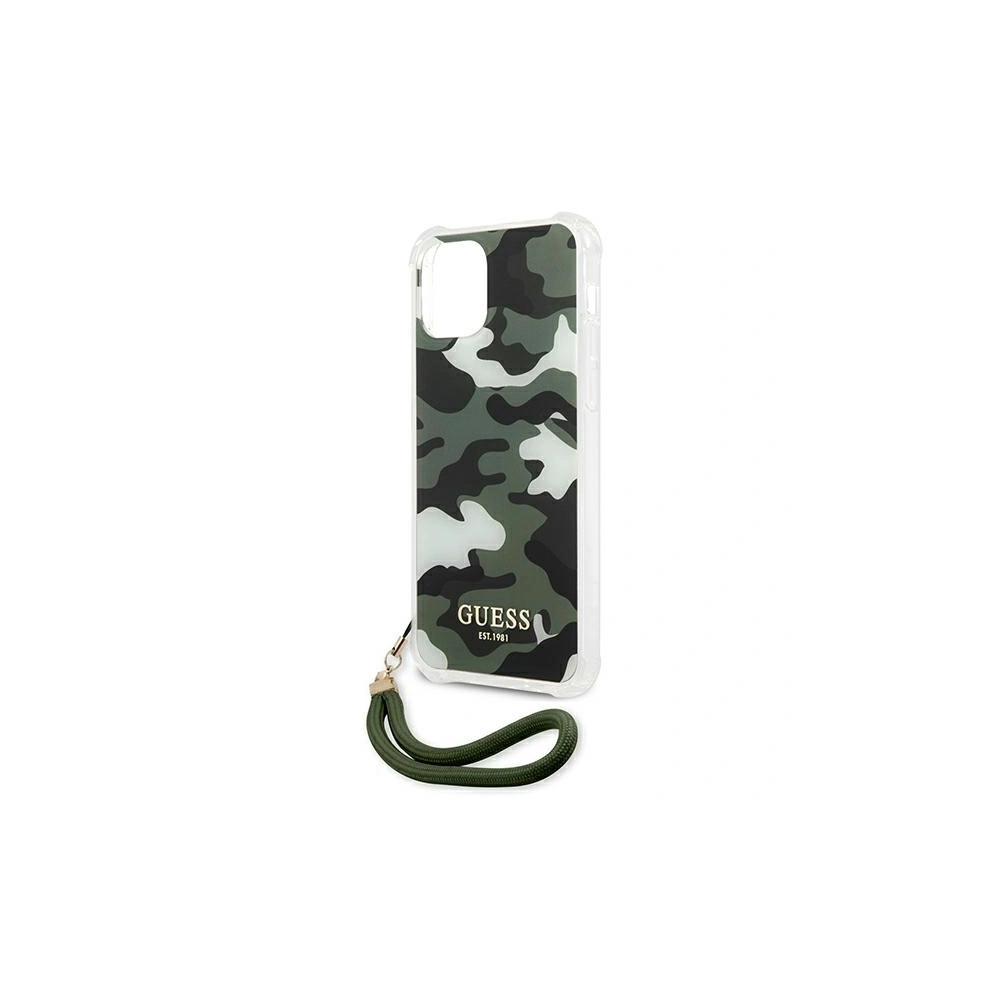Hurtownia GSM - Etui Guess GUHCP12MKSARKA Apple iPhone 12/12 Pro zielony/khaki hardcase Camo Collection - GUE1155KHA - {ean13} - Hurt