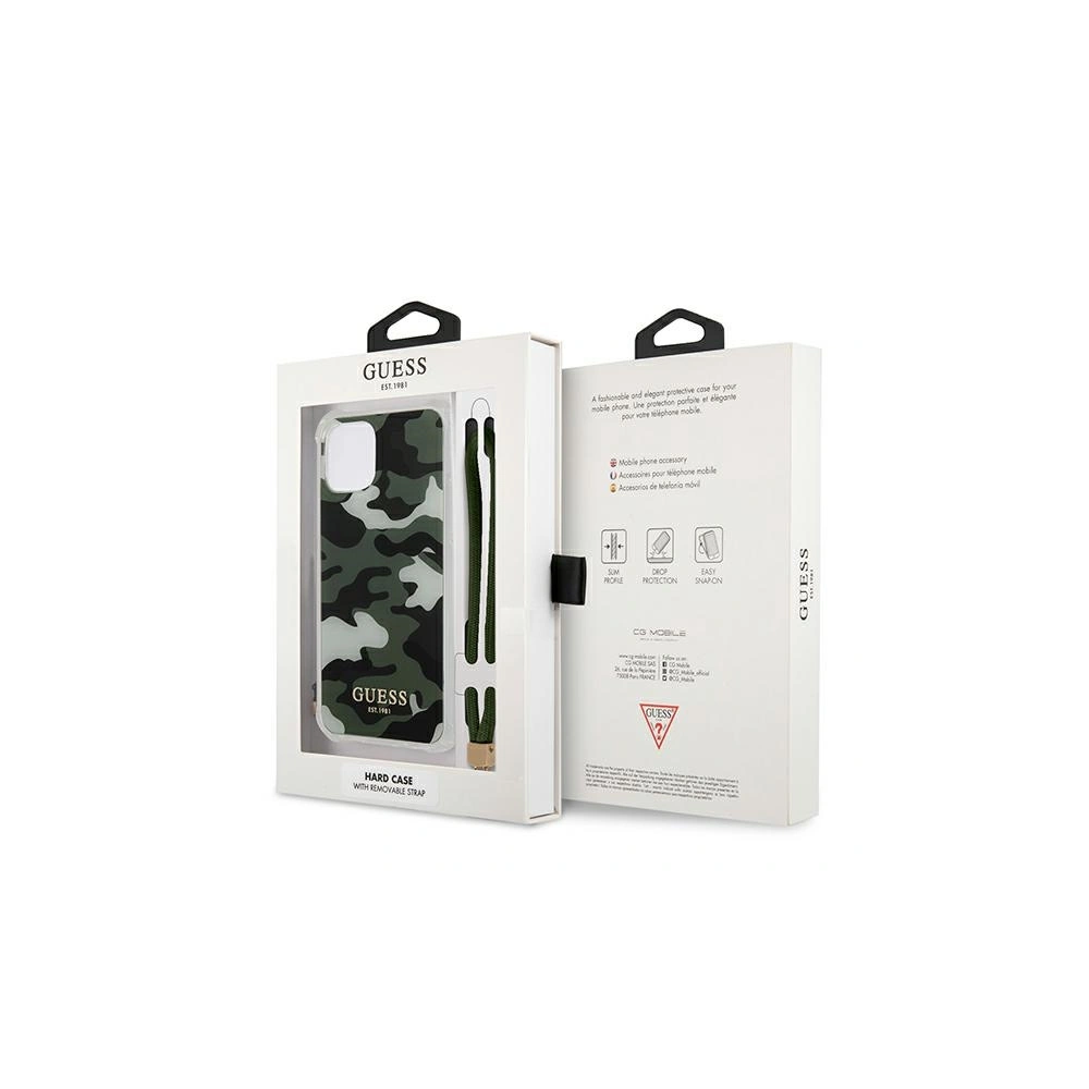 Wholesale Guess GUHCP12MKSARKA Apple iPhone 12/12 Pro khaki hardcase Camo Collection - GUE1155KHA - {ean13} - Hurt