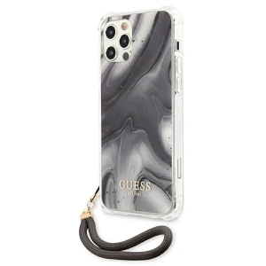 Hurtownia GSM - Etui Guess GUHCP12MKSMAGR Apple iPhone 12/12 Pro šedý/grey hardcase Marble Collection - GUE1156GRY - {ean13} - Hurt