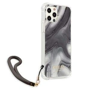 Hurtownia GSM - Etui Guess GUHCP12MKSMAGR Apple iPhone 12/12 Pro šedý/grey hardcase Marble Collection - GUE1156GRY - {ean13} - Hurt