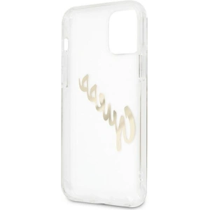 Hurtownia GSM - Etui Guess GUHCP12MKTRSVGO Apple iPhone 12/12 Pro Transparentní tvrdý obal Vintage Script Gold - GUE1158CL - {ean13} - Hurt