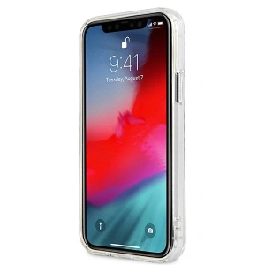 Hurtownia GSM - Etui Guess GUHCP12MKTRSVSI Apple iPhone 12/12 Pro Transparentní tvrdý obal Vintage Script Silver - GUE1159CL - {ean13} - Hurt