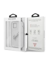 Wholesale Guess GUHCP12MKTRSVSI Apple iPhone 12/12 Pro Transparent hardcase Vintage Script Silver - GUE1159CL - {ean13} - Hurt