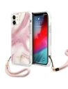 Etui Guess GUHCP12SKSMAPI Apple iPhone 12 mini różowy/pink hardcase Marble Collection