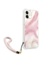 Wholesale Guess GUHCP12SKSMAPI Apple iPhone 12 mini pink hardcase Marble Collection - GUE1160PNK - {ean13} - Hurt
