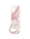Hurtownia GSM - Etui Guess GUHCP12SKSMAPI Apple iPhone 12 mini różowy/pink hardcase Marble Collection - GUE1160PNK - {ean13} - Hurt