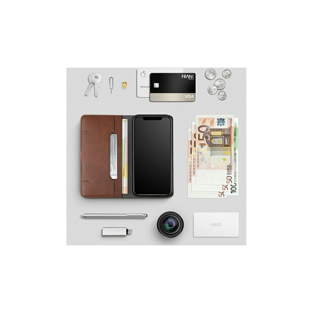 Hurtownia GSM - Etui UNIQ book Journa Apple iPhone 12/12 Pro szary/dark grey - UNIQ398DARGRY - {ean13} - Hurt