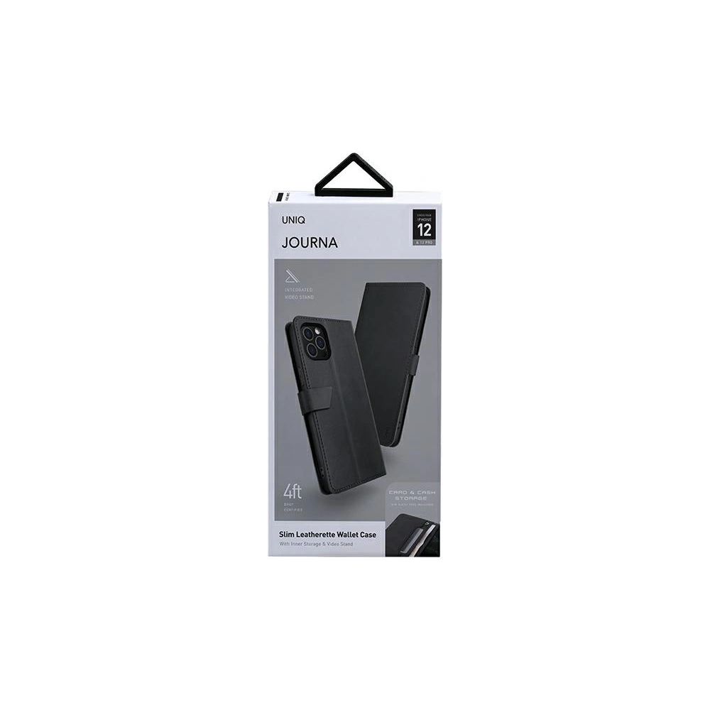 Hurtownia GSM - Etui UNIQ book Journa Apple iPhone 12/12 Pro szary/dark grey - UNIQ398DARGRY - {ean13} - Hurt