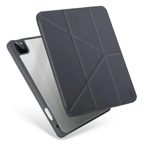 Etui UNIQ Moven Apple iPad Pro 12.9 2021 (5. generacji) Antimicrobial szary/charcoal grey