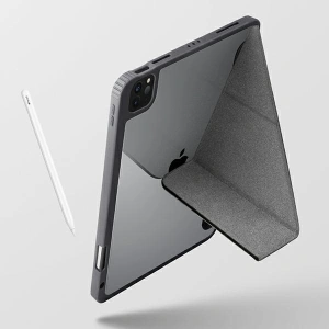 Hurtownia GSM - Etui UNIQ Moven Apple iPad Pro 12.9 2021 (5. generacji) Antimicrobial szary/charcoal grey - UNIQ401CHAGRY - {ean13} - Hurt