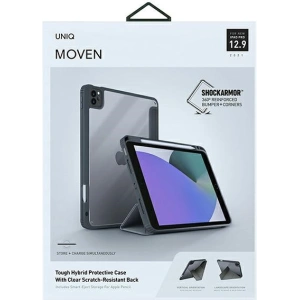 Hurtownia GSM - Etui UNIQ Moven Apple iPad Pro 12.9 2021 (5. generacji) Antimicrobial szary/charcoal grey - UNIQ401CHAGRY - {ean13} - Hurt