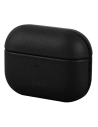 Etui UNIQ Terra Apple AirPods Pro z pravé kůže černé/black