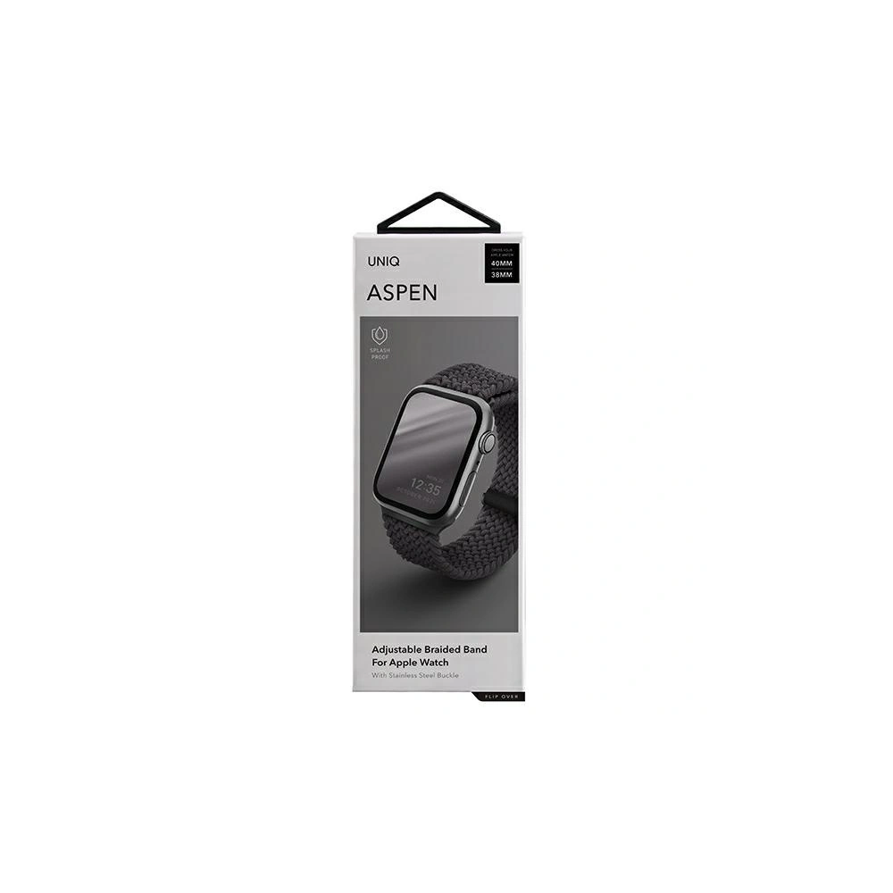 Hurtownia GSM - Pasek UNIQ Aspen Apple Watch 4/5/6/7/SE/8/9/10 40/41/42mm Pletený šedý/granitově šedý - UNIQ409GRAGRY - {ean13} - Hurt