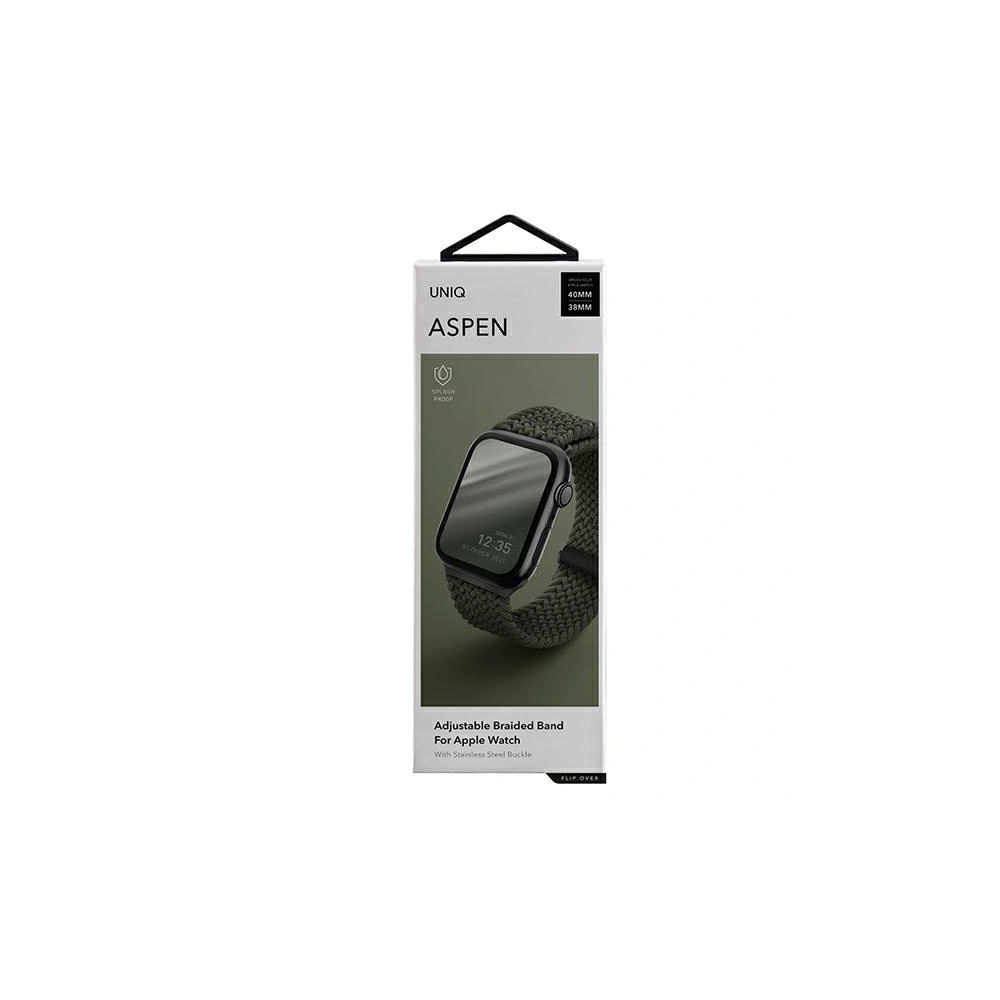 Hurtownia GSM - Pasek UNIQ Aspen Apple Watch 4/5/6/7/SE/8/9/10 40/41/42mm Braided zielony/cypress green - UNIQ410CYPGRN - {ean13} - Hurt