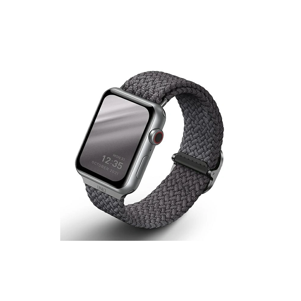Hurtownia GSM - Pasek UNIQ Aspen Apple Watch 4/5/6/7/SE/8/9/Ultra 44/45/49mm Braided šedý/granite grey - UNIQ412GRAGRY - {ean13} - Hurt