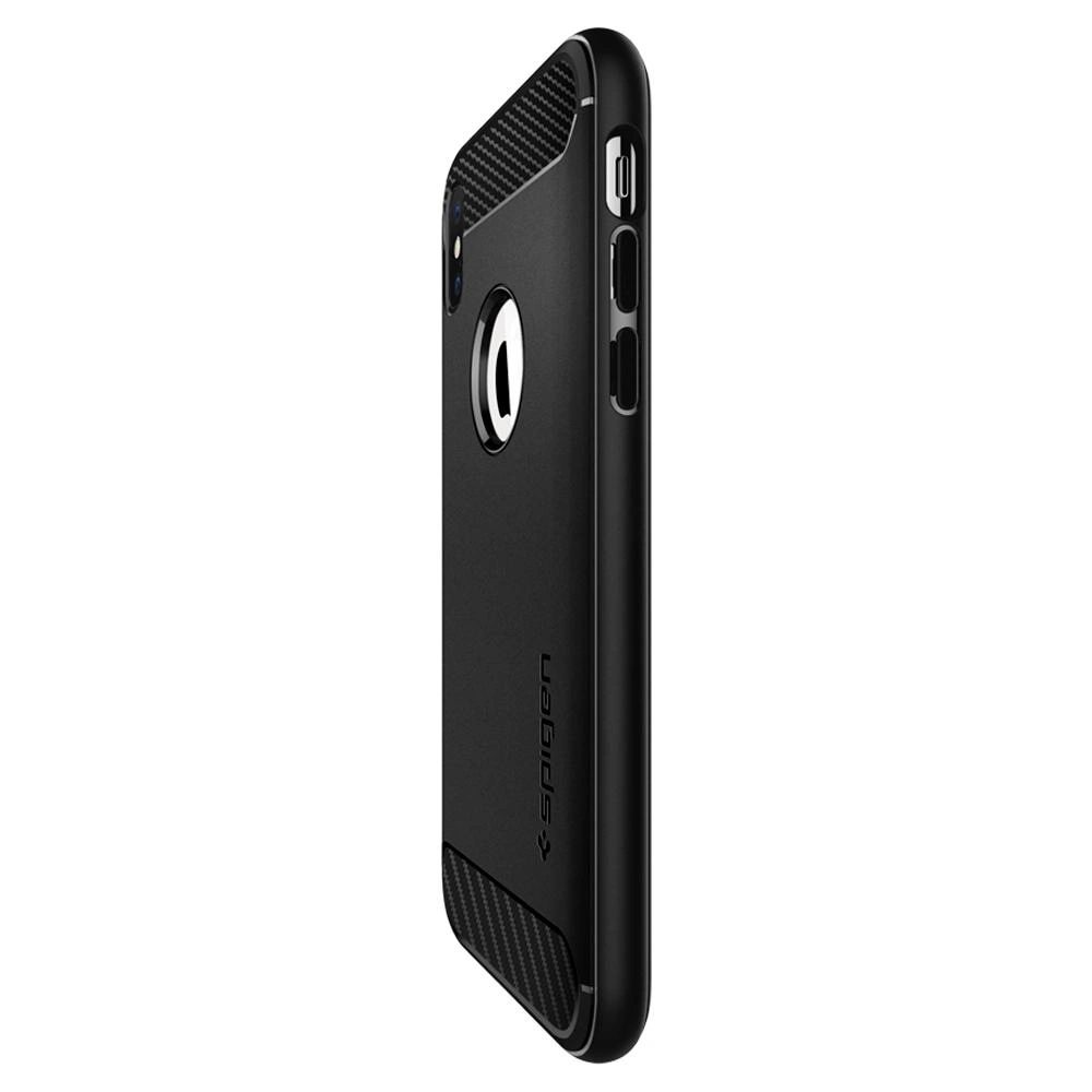 Hurtownia GSM - Etui Spigen Rugged Armor iPhone XS/X 5.8 Černé - SPN182BLK - {ean13} - Hurt