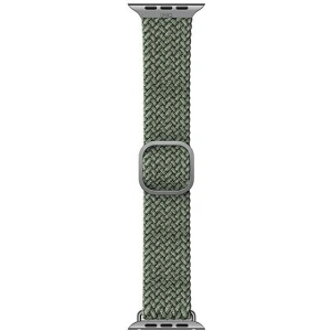 Pasek UNIQ Aspen Apple Watch 4/5/6/7/SE/8/9/Ultra 44/45/49mm Braided zielony/cypress green