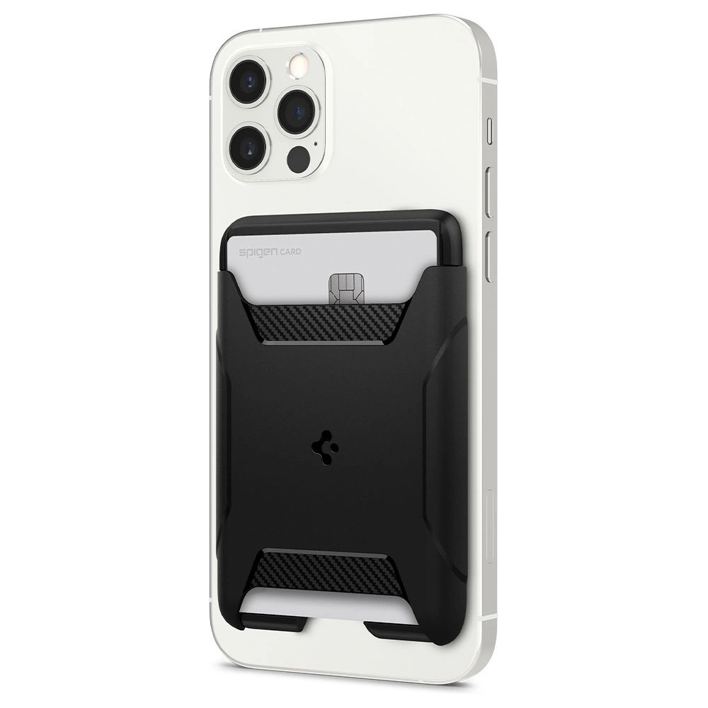Hurtownia GSM - Kapsa na karty Spigen Rugged Armor MagSafe Universal Magnetic Card Wallet Černá - SPN1660BLK - {ean13} - Hurt