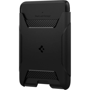 Kieszeń na karty Spigen Rugged Armor MagSafe Universal Magnetic Card Wallet Black Kieszeń na karty Spigen Rugged Armor MagSafe Universal Magnetic Card Wallet Black
