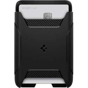 Kieszeń na karty Spigen Rugged Armor MagSafe Universal Magnetic Card Wallet Black Kieszeń na karty Spigen Rugged Armor MagSafe Universal Magnetic Card Wallet Black
