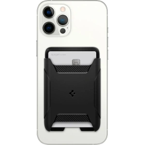Kieszeń na karty Spigen Rugged Armor MagSafe Universal Magnetic Card Wallet Black Kieszeń na karty Spigen Rugged Armor MagSafe Universal Magnetic Card Wallet Black