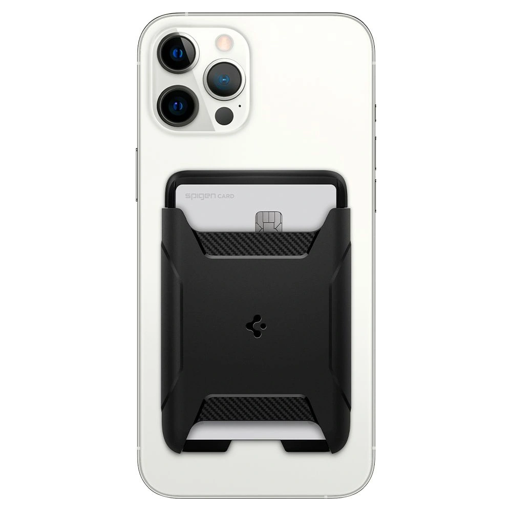 Hurtownia GSM - Kapsa na karty Spigen Rugged Armor MagSafe Universal Magnetic Card Wallet Černá - SPN1660BLK - {ean13} - Hurt