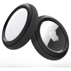 Wholesale Spigen Silicone Fit Apple AirTag Black [2 PACK] - SPN1661BLK - {ean13} - Hurt