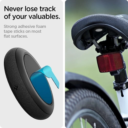 Etui Spigen Silicone Fit Apple AirTag Black [2 PACK]