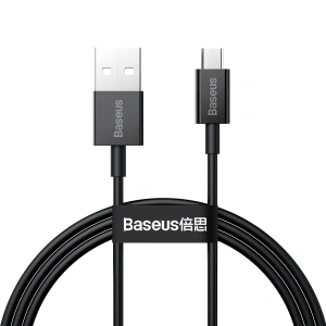 Hurtownia GSM - Kabel USB do micro Baseus Superior Series, 2A, 1m (czarny) - BSU2822BLK - {ean13} - Hurt