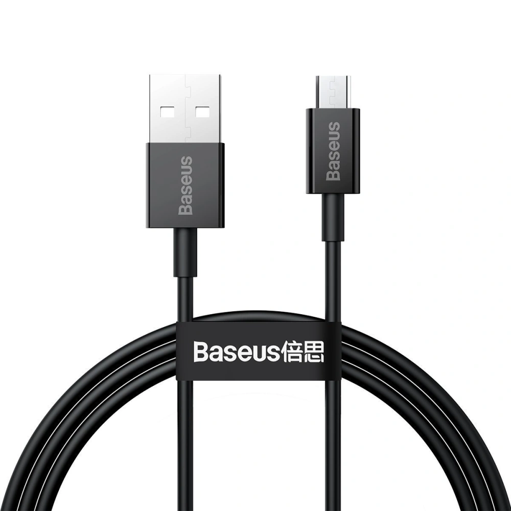 Hurtownia GSM - Kabel USB do micro Baseus Superior Series, 2A, 1m (czarny) - BSU2822BLK - {ean13} - Hurt