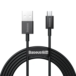 Hurtownia GSM - Kabel USB do micro Baseus Superior Series, 2A, 2m (czarny) - BSU2823BLK - {ean13} - Hurt