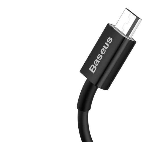 Kabel USB do micro Baseus Superior Series, 2A, 2m (czarny)