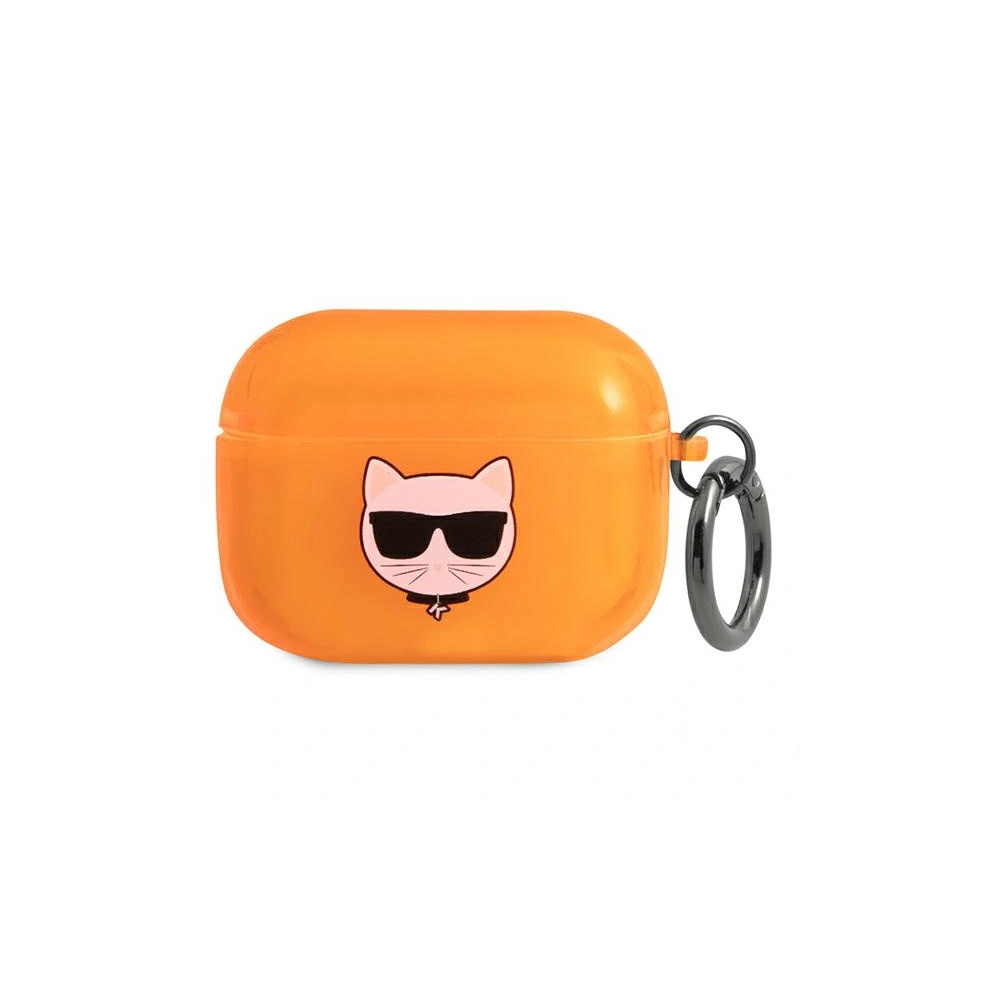 Wholesale Karl Lagerfeld KLAPUCHFO Apple AirPods Pro cover orange Choupette - KLD582ORG - {ean13} - Hurt
