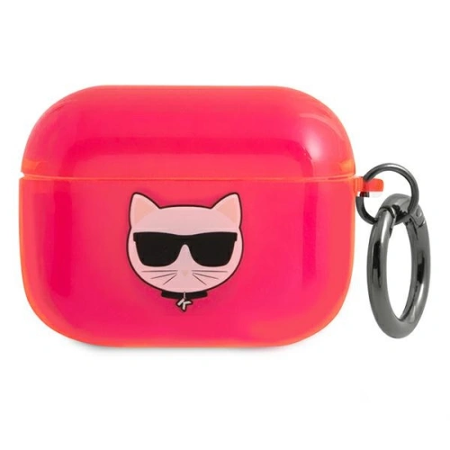 Etui Karl Lagerfeld KLAPUCHFP Apple AirPods Pro cover różowy/pink Choupette